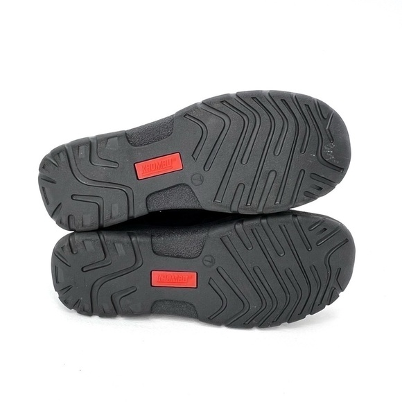 Khombu Black Suede Ankle Boot Size 7 Faux Fur Collar “Blend” Water-Resistant New - Picture 7 of 10